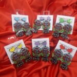 Boteiro grande madera estampada