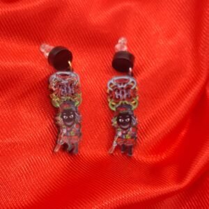 Boteiro entero botón metacrilato estampado